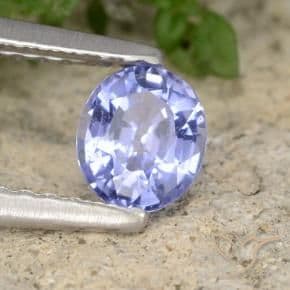 0.57ct Natural Light Blue Sapphire, Oval Cut, 5.2x4.5 mm