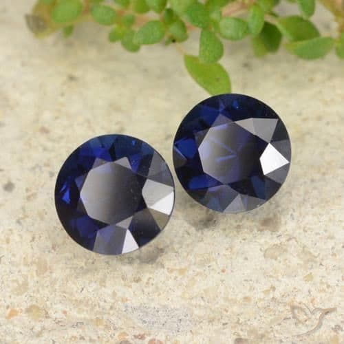 1.14ct Natural Royal Blue Sapphire, Round Cut, 4.98 mm
