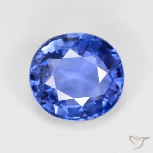 4.19ct Natural Medium Dark Blue Sapphire, Oval Cut, 9.7x9 mm