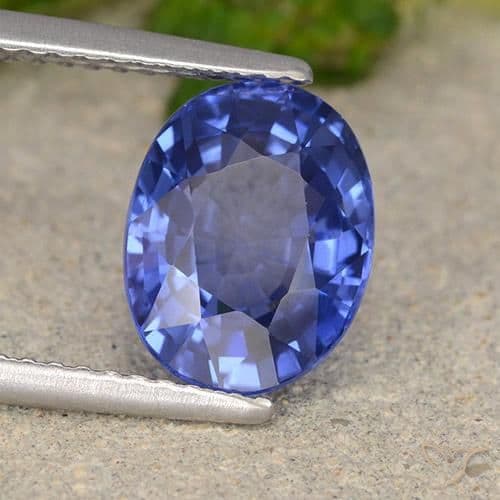 4.02ct Natural Cornflower Blue Sapphire, Oval Cut, 10x7.7 mm