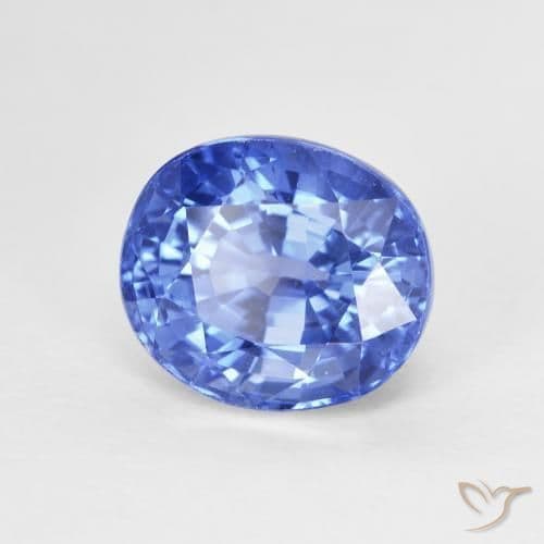 4.07ct Medium Navy Blue Sapphire, Oval Cut, 8.9x7.8 mm