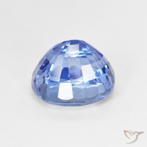 4.07ct Medium Navy Blue Sapphire, Oval Cut, 8.9x7.8 mm