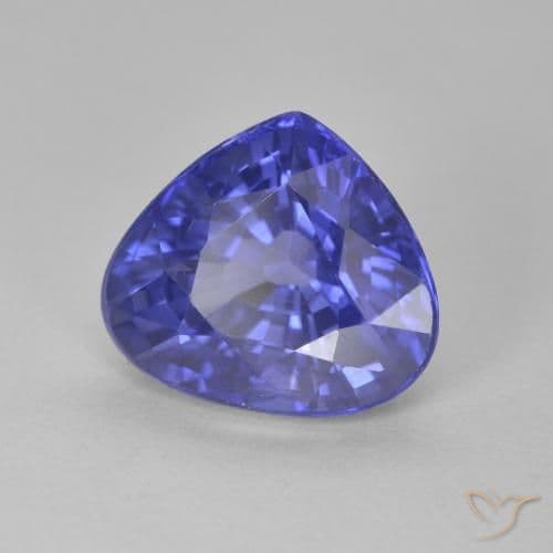 Best Kashmir Blue Sapphire | AAA Quality, Pear Shape