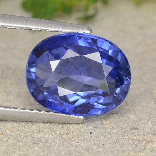4.96ct Natural Cornflower Blue Sapphire, Oval Cut, 11x8.6 mm