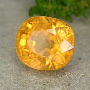 8.35ct Natural Dark Golden Sapphire, Oval Cut, 11.3x10 mm