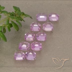 1.64ct Natural Light Pink Sapphire, Emerald Cut, 2.8x2.8 mm