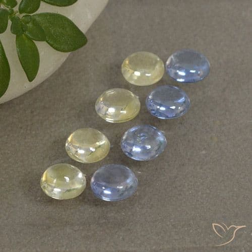 1.95ct Natural Multicolor Sapphire, Round Cut, 3.56 mm