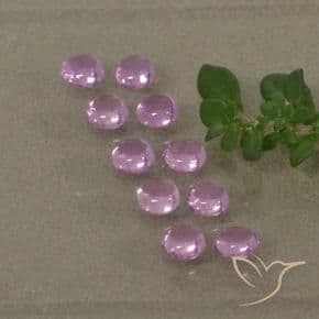 1.53ct Natural Purple-Pink Sapphire, Round Cut, 2.94 mm