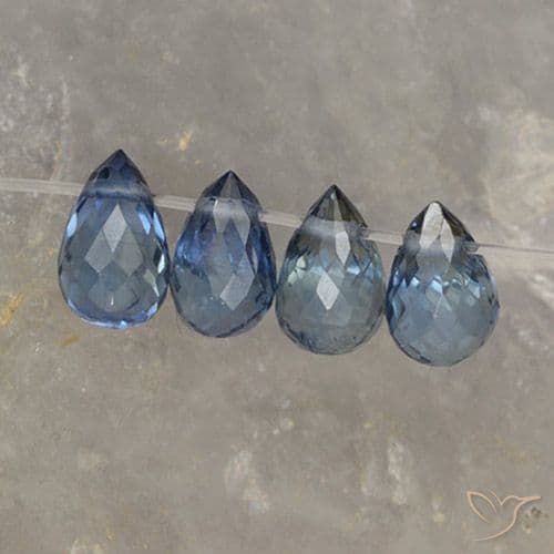 2.44ct Natural Pastel Blue Sapphire, Briolette, 4.8x3 mm