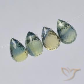 2.54ct Natural Multicolor Sapphire, Briolette, 3.6x3.6 mm