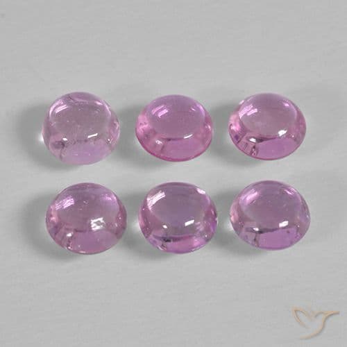 1.69ct Light Royal Purple Pink Sapphire, Round Cut, 3.77 mm