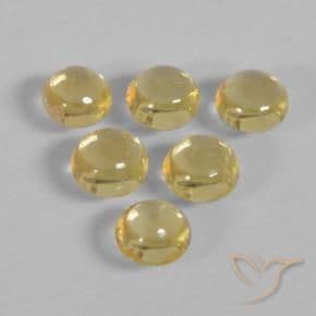 1.23ct Natural Deep Yellow Sapphire, Round Cut, 3.68 mm