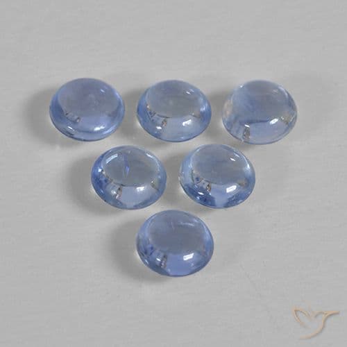 1.22ct Natural Light Navy Blue Sapphire, Round Cut, 3.57 mm