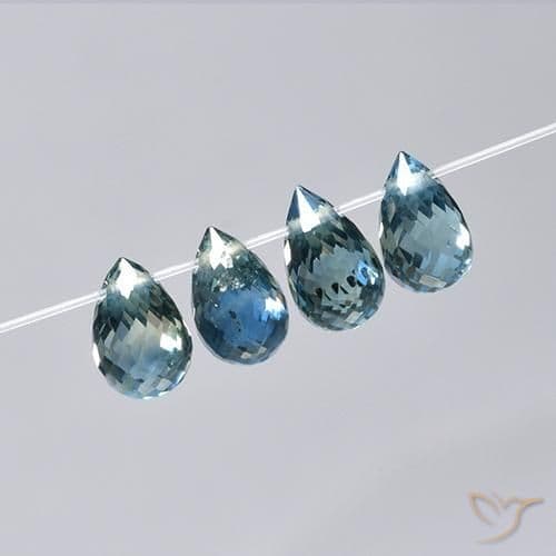 2.78ct Natural Blue Sapphire, Briolette, 5.8x3.7 mm