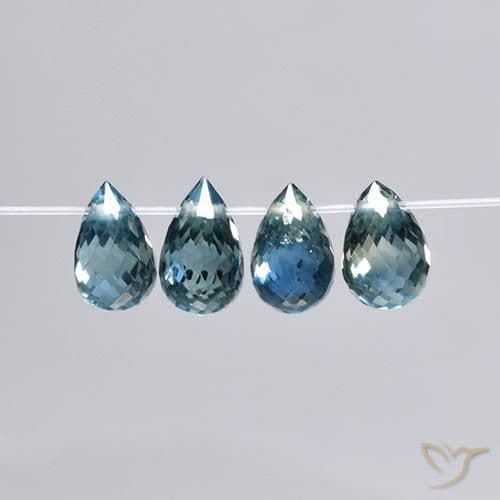 2.78ct Natural Blue Sapphire, Briolette, 5.8x3.7 mm