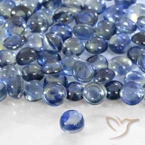 0.41ct Natural Deep Blue Sapphire, Round Cut, 4.04 mm