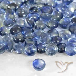 0.41ct Natural Deep Blue Sapphire, Round Cut, 4.04 mm