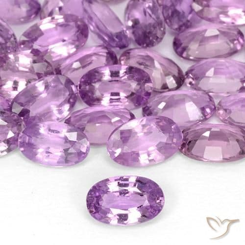 0.28ct Medium Pinkish Purple Sapphire, Oval Cut, 4.9x3.2 mm