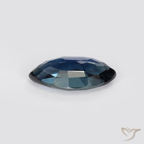 0.77ct Natural Deep Navy Blue Sapphire, Marquise, 8x4.2 mm