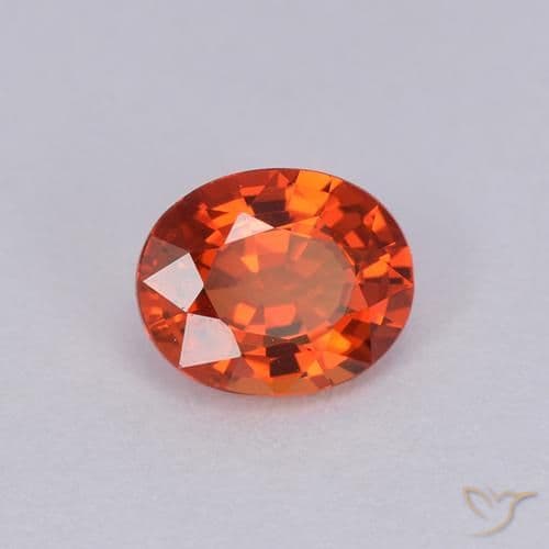 0.88ct Bright Crimson Red Sapphire, Oval Cut, 6.1x4.9 mm