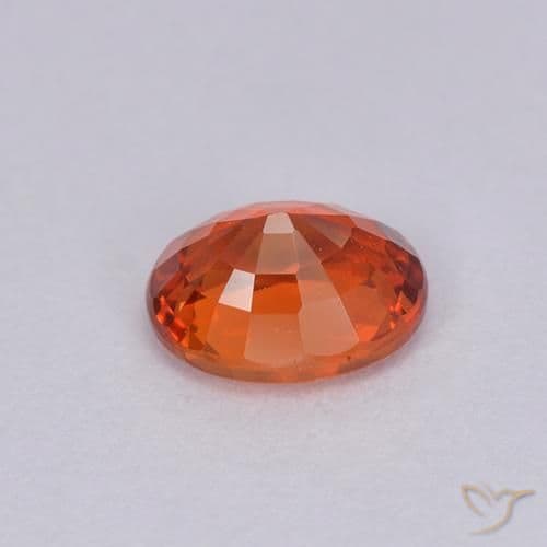 0.88ct Bright Crimson Red Sapphire, Oval Cut, 6.1x4.9 mm