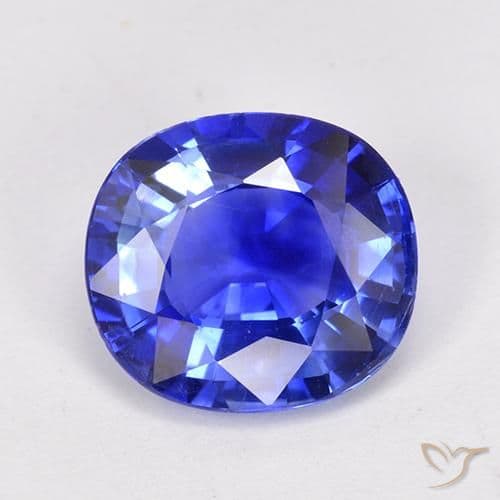4.14ct Cornflower Blue Sapphire, Oval Cut, 10.2x9.2 mm