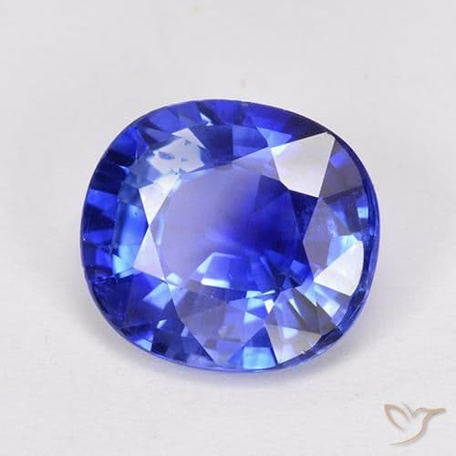 4.14ct Cornflower Blue Sapphire, Oval Cut, 10.2x9.2 mm