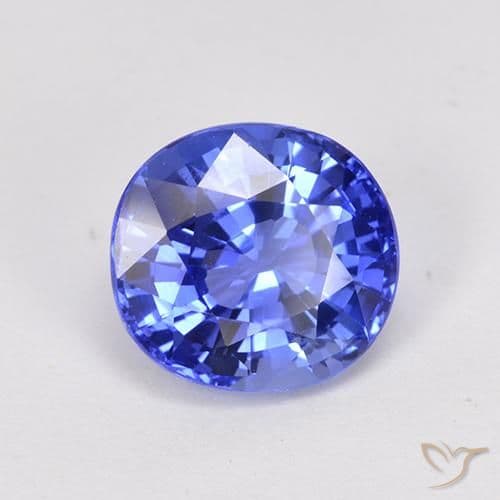3.66ct Light Cornflower Blue Sapphire, Oval Cut, 9x8.4 mm