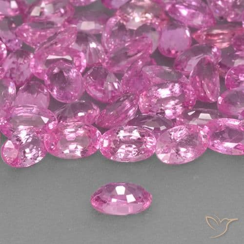 0.31ct Natural Medium Pink Sapphire, Oval Cut, 5.1x3.3 mm