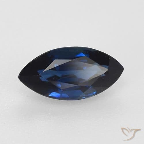 0.80ct Natural Twilight Blue Sapphire, Marquise, 8x4 mm