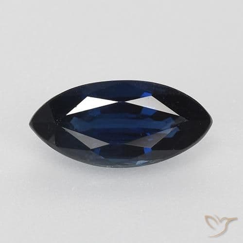 0.73ct Natural Twilight Blue Sapphire, Marquise, 8.1x3.9 mm