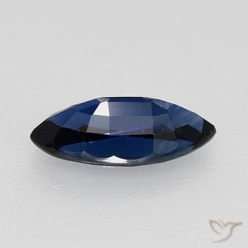 0.73ct Natural Twilight Blue Sapphire, Marquise, 8.1x3.9 mm