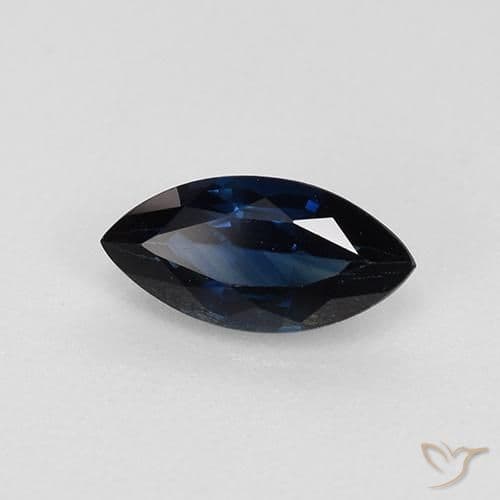 0.73ct Natural Twilight Blue Sapphire, Marquise, 8x3.9 mm