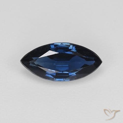 0.79ct Natural Twilight Blue Sapphire, Marquise, 8.4x4 mm