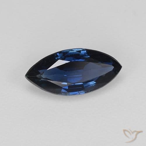 0.79ct Natural Twilight Blue Sapphire, Marquise, 8.4x4 mm