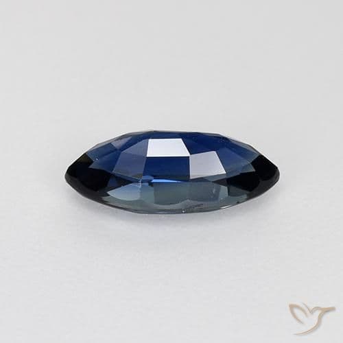0.75ct Natural Dark Blue Sapphire, Marquise, 8x3.8 mm