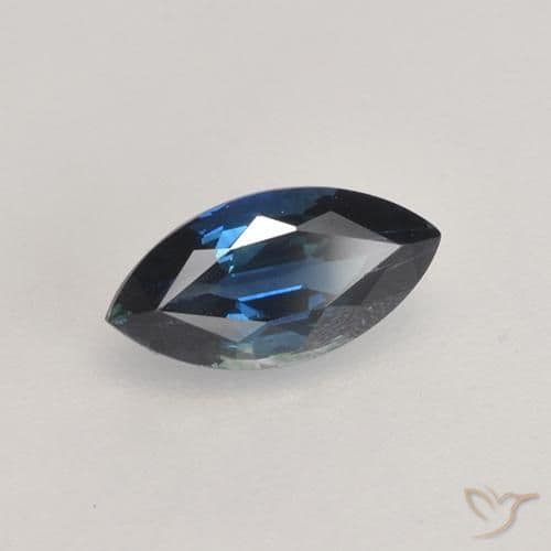 0.82ct Natural Dark Blue Sapphire, Marquise, 8.2x4.1 mm