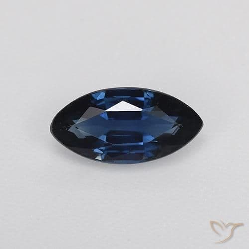 0.69ct Natural Twilight Blue Sapphire, Marquise, 7.8x3.9 mm