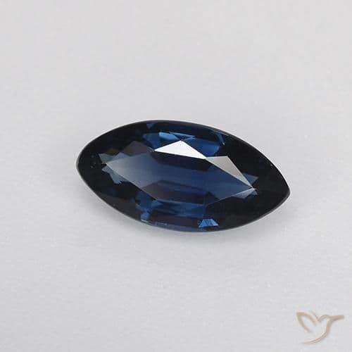 0.69ct Natural Twilight Blue Sapphire, Marquise, 7.8x3.9 mm