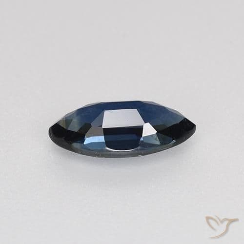 0.69ct Natural Twilight Blue Sapphire, Marquise, 7.8x3.9 mm