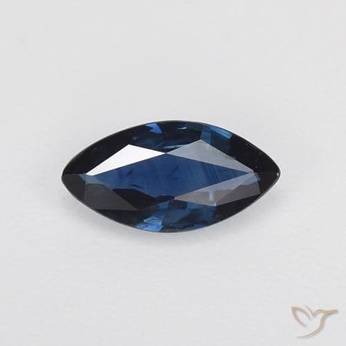 0.68ct Natural Royal Blue Sapphire, Marquise, 8x4.1 mm