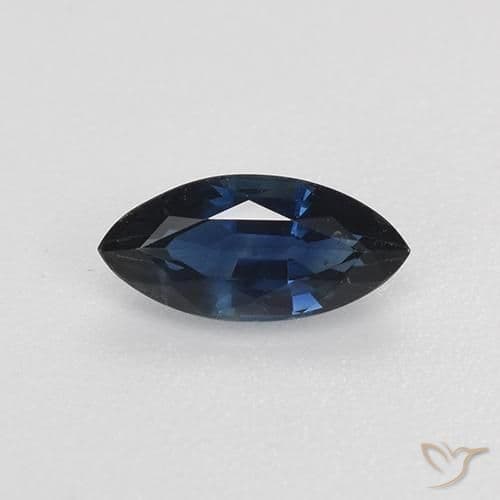 0.70ct Natural Royal Blue Sapphire, Marquise, 8x3.8 mm