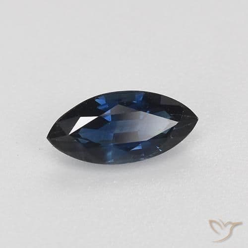 0.70ct Natural Royal Blue Sapphire, Marquise, 8x3.8 mm