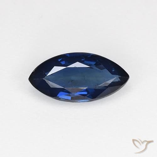 0.64ct Natural Twilight Blue Sapphire, Marquise, 8.1x4 mm