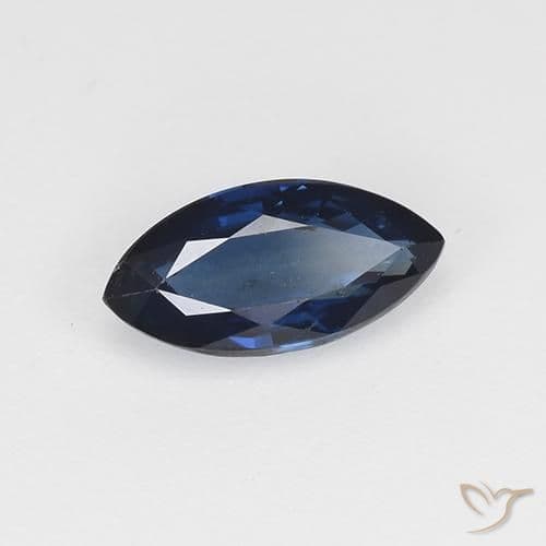 0.64ct Natural Twilight Blue Sapphire, Marquise, 8.1x4 mm
