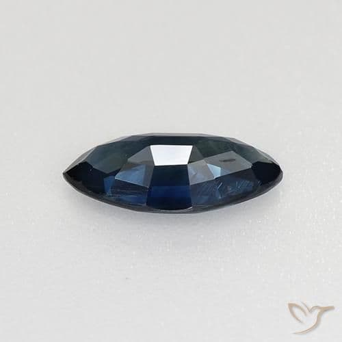 0.68ct Natural Twilight Blue Sapphire, Marquise, 8.2x4.1 mm