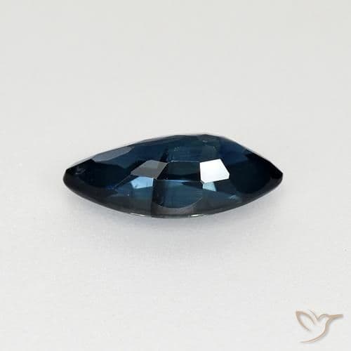 0.71ct Natural Dark Blue Sapphire, Marquise, 8.1x4 mm