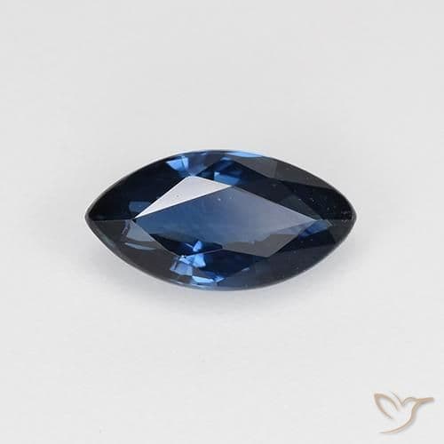 0.70ct Natural Royal Blue Sapphire, Marquise, 7.7x4 mm