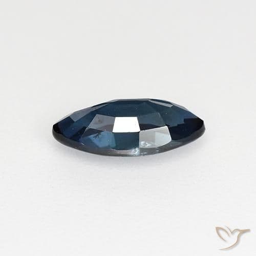0.67ct Natural Dark Blue Sapphire, Marquise, 7.7x3.8 mm