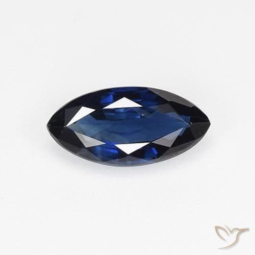0.67ct Natural Twilight Blue Sapphire, Marquise, 8x3.9 mm